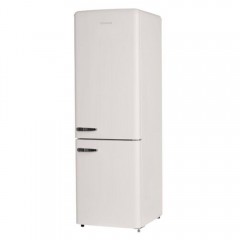 Morris Retro Ψυγειοκαταψύκτης 330lt Total NoFrost Υ190xΠ59.5xΒ69.4εκ. Μπεζ MRS-31331CM